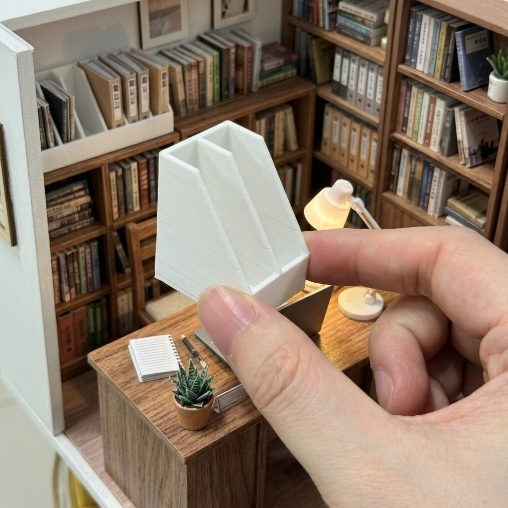 Magazine Holder Rack - 2pcs Miniature Double Slot File Magazine