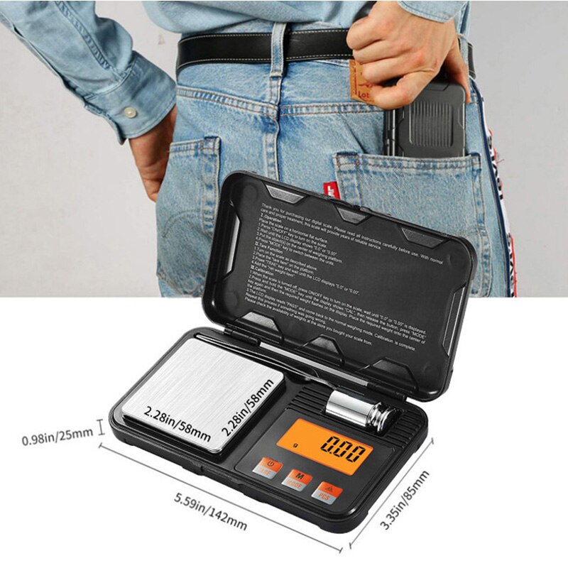 Digital Mini Scale 200g/0.01g  - огляд і ціна Tape Dispenser Weighted