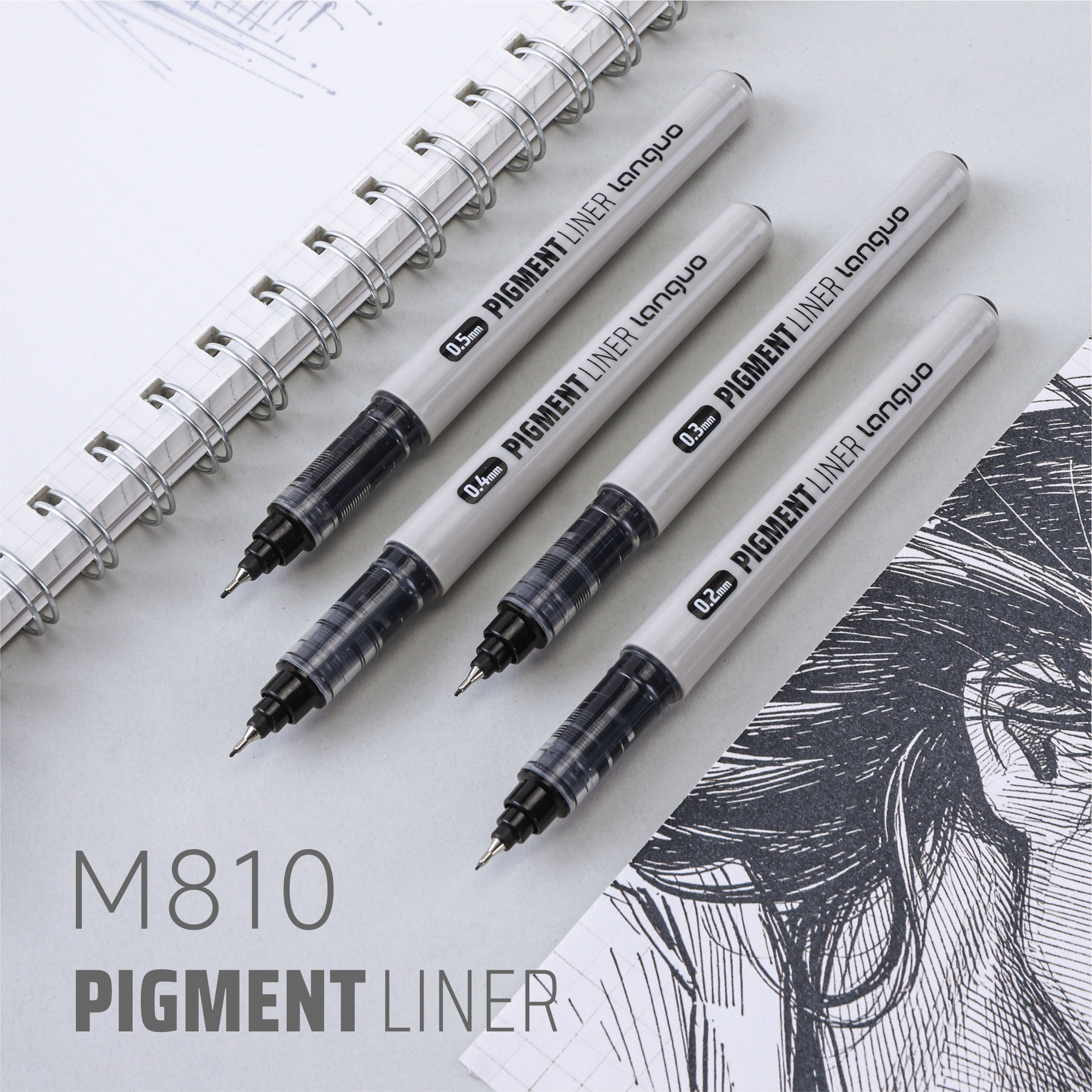 LANGUO 0.2/0.3/0.4/0.5 mm Micr - огляд і ціна Correction Pen Fine