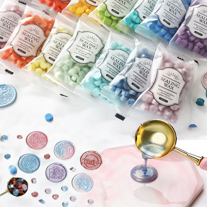 200PCS Wax Beads Wax Lacquer f - огляд і ціна Wax Seal Stamp Set