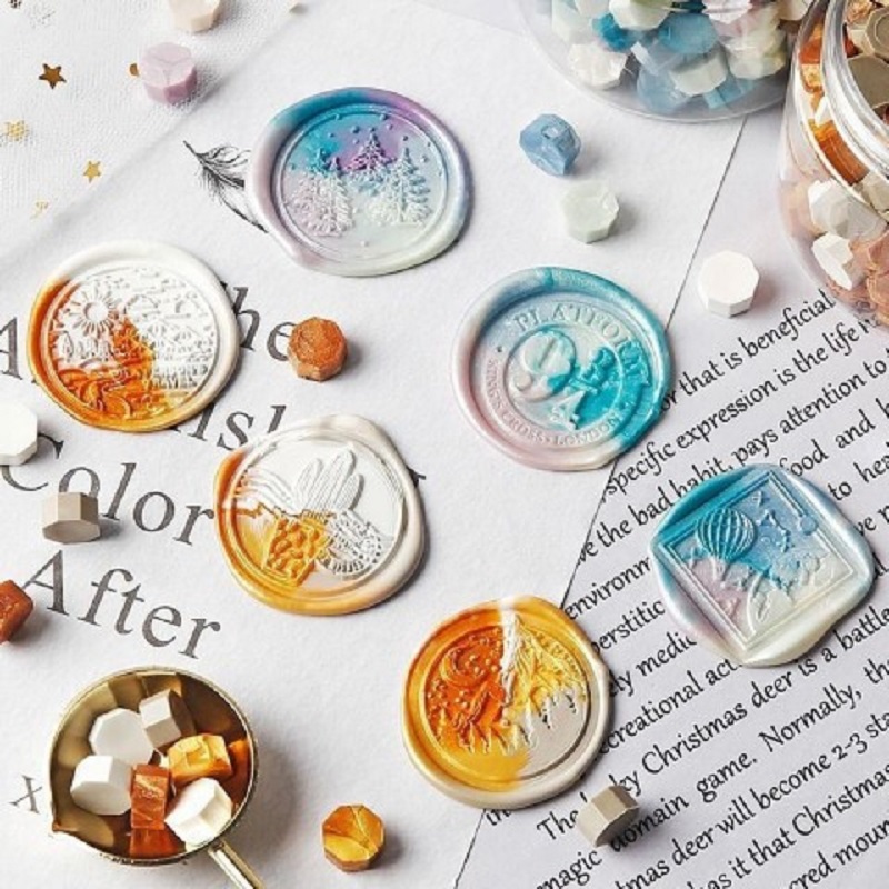 200PCS Wax Beads Wax Lacquer f - огляд і ціна Wax Seal Stamp Set