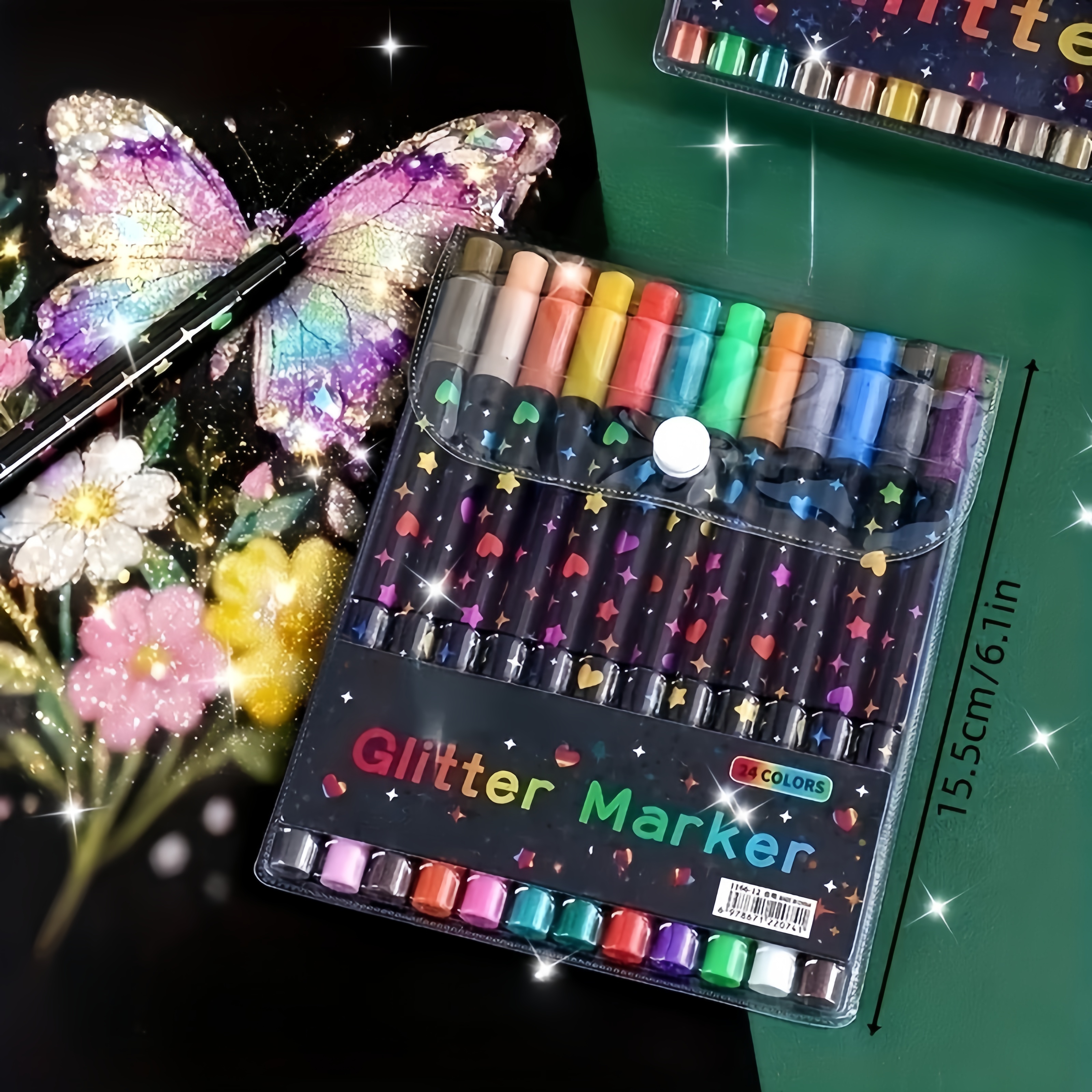 24/48 Color Double-Ended Glitt - огляд і ціна Correction Pen Fine