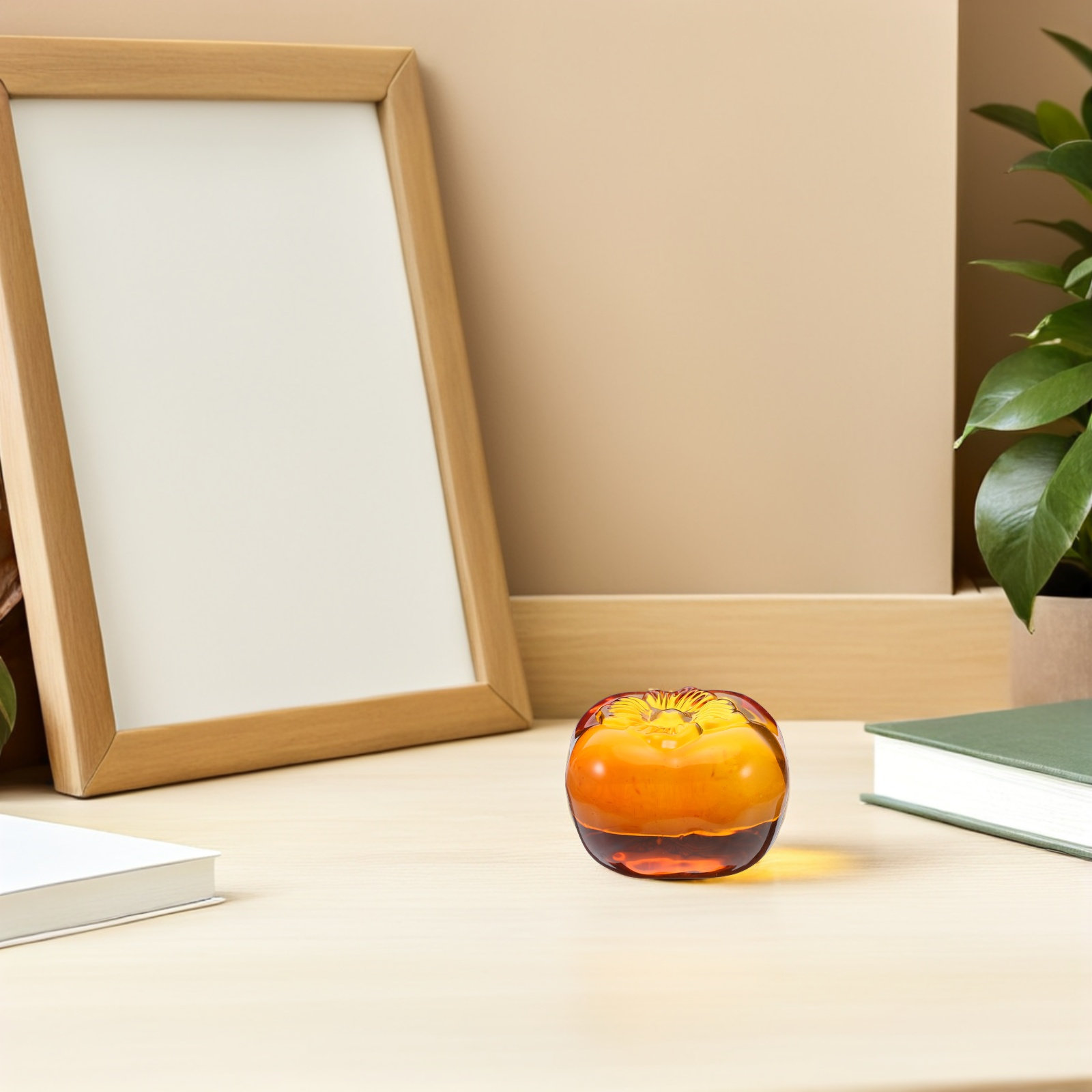 Heavy Crystal Persimmon Paperw - огляд і ціна Paper Weight Crystal