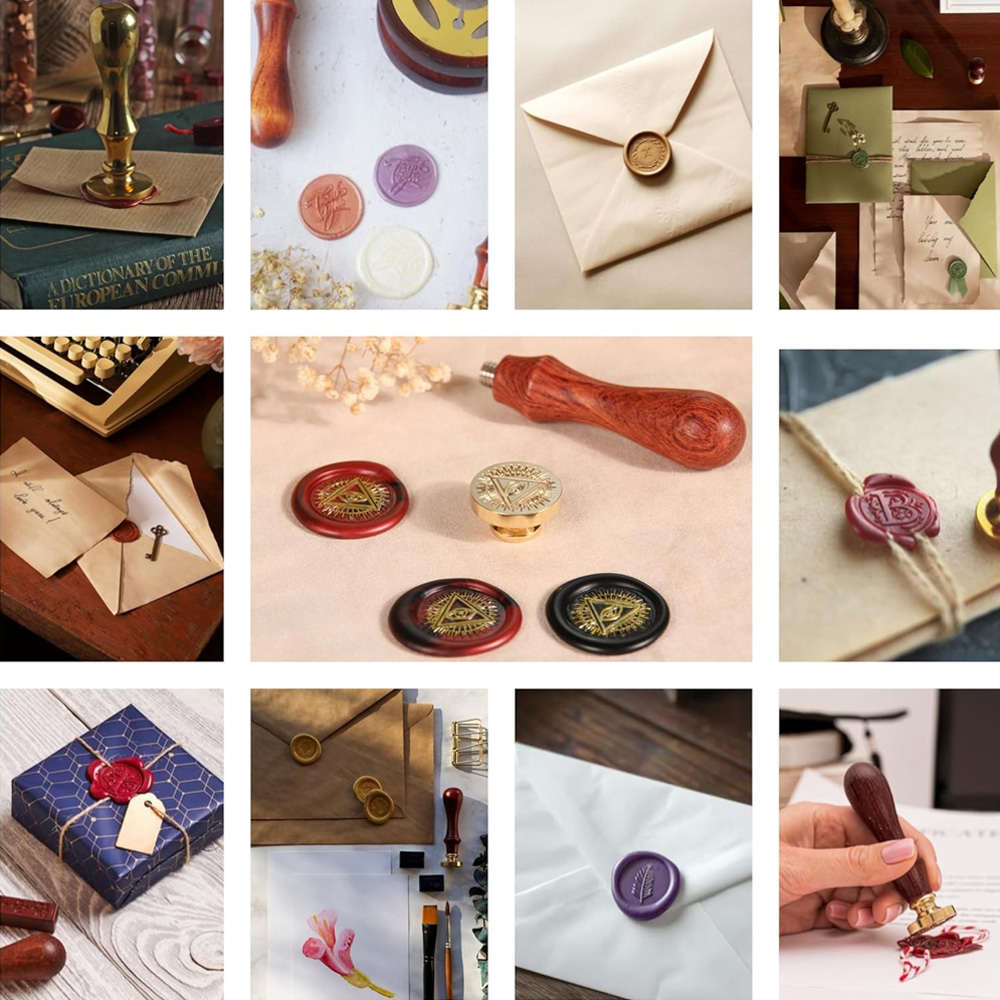 Custom Wax Seal Stamp, Persona - огляд і ціна Wax Seal Stamp Set