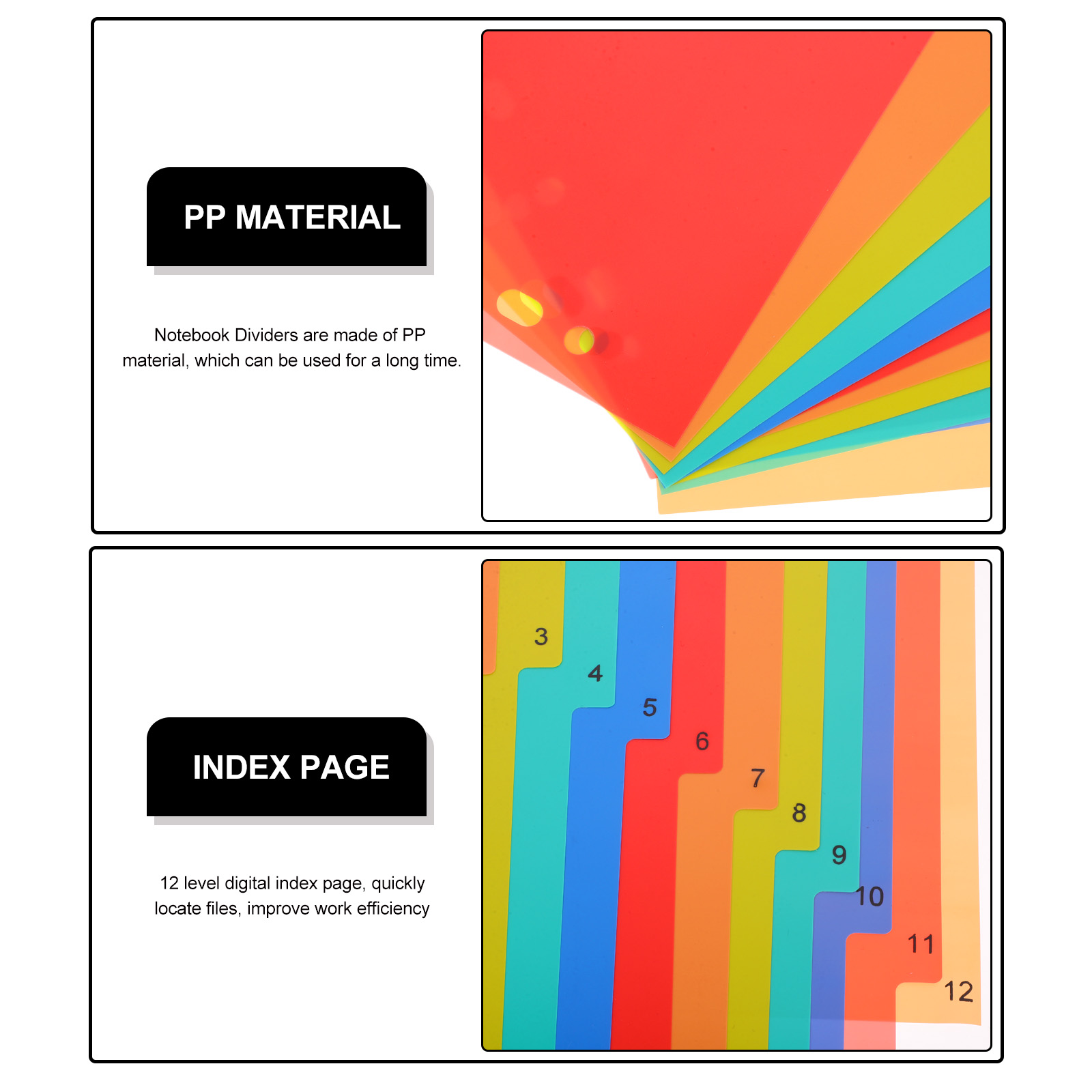 A4 Separated Loose Leaf Page D - огляд і ціна Tab Divider A4