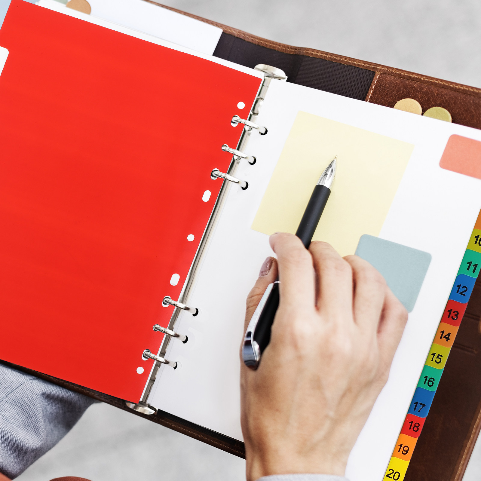 20 Pages A4 Colorful Plastic B - огляд і ціна Tab Divider A4