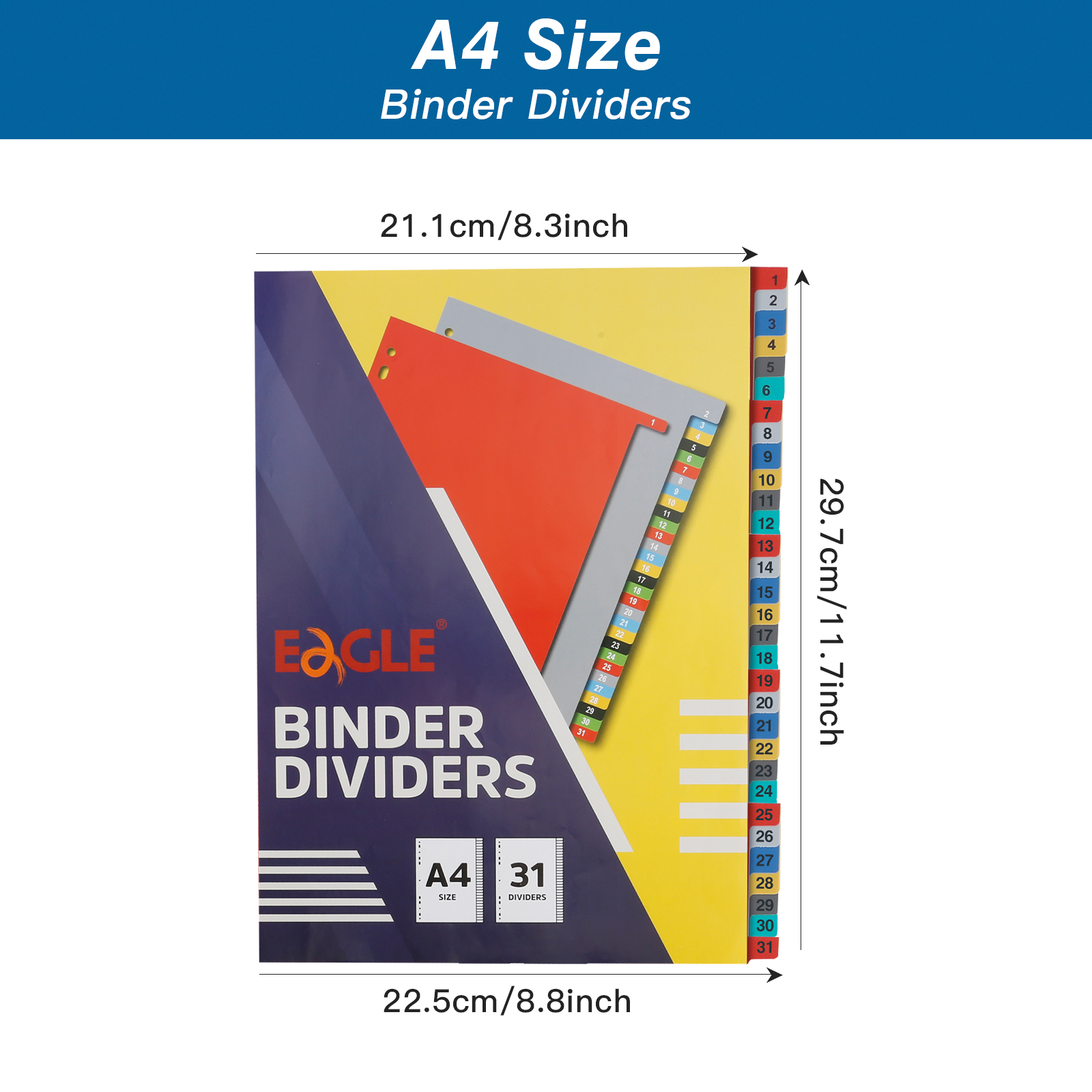 EAGLE A4 Binder Index Divider  - огляд і ціна Tab Divider A4