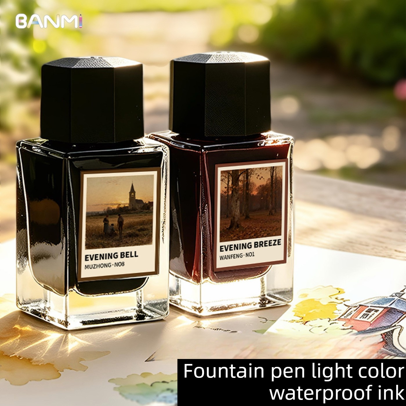 BANMI 10 Color Fountain Pens I - огляд і ціна Fountain Pen Bottled Ink