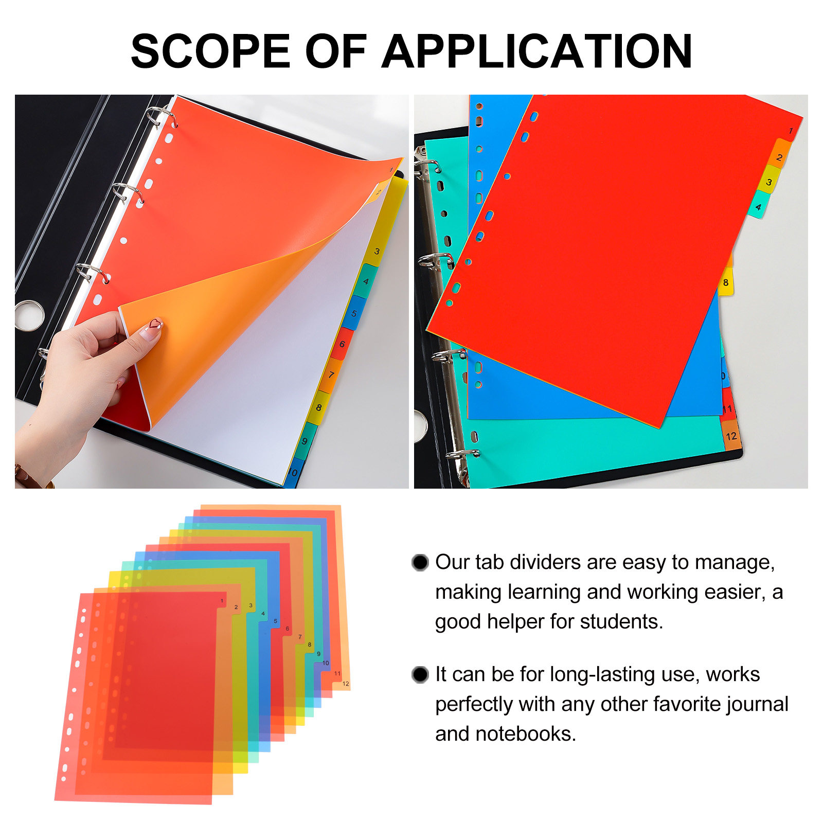 Binder Dividers A4 Colored Pla - огляд і ціна Tab Divider A4