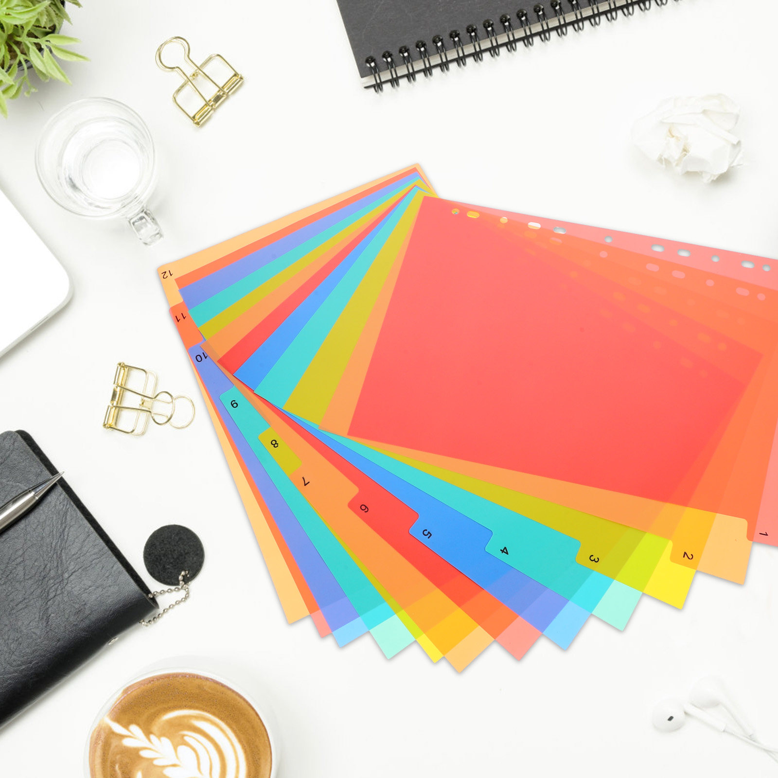 Binder Dividers A4 Colored Pla - огляд і ціна Tab Divider A4