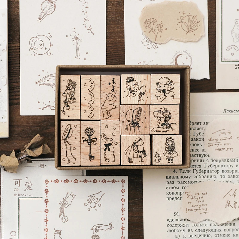 Jenny Chinese Character Number - огляд і ціна Rubber Date Stamp