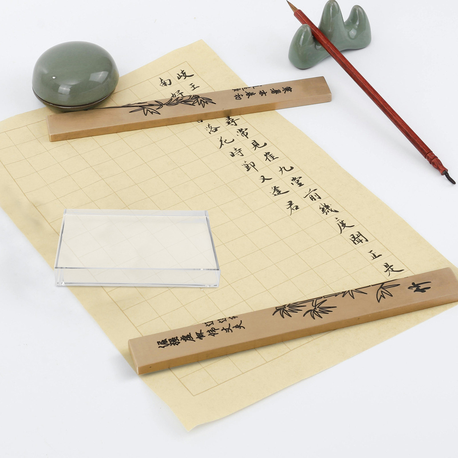 Crystal Square Glass Block Pap - огляд і ціна Paper Weight Crystal