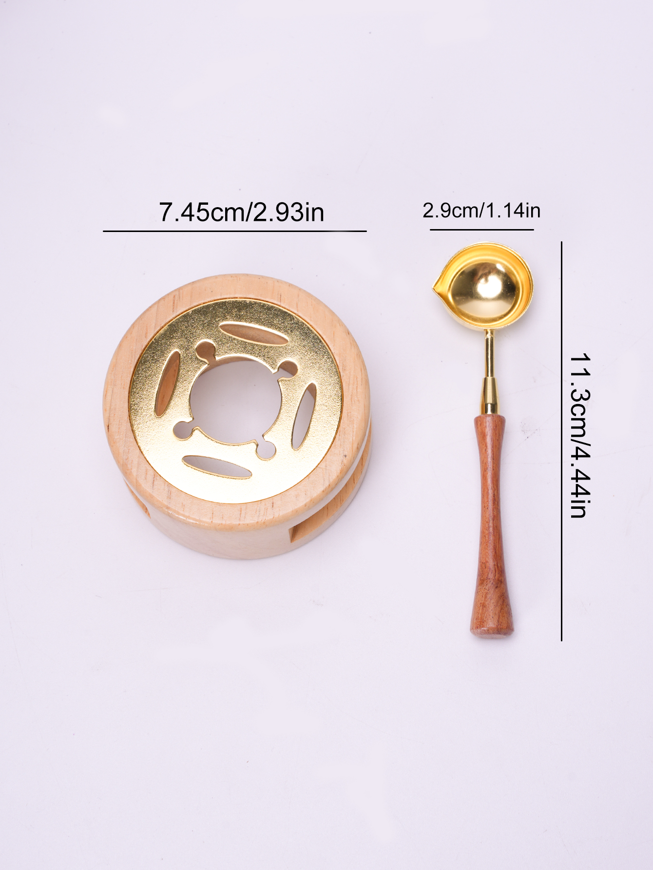 1set Wax Seal Set Wood Wax Mel - огляд і ціна Wax Seal Stamp Set