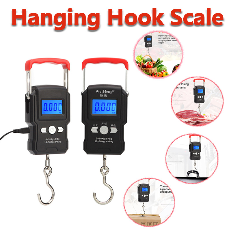 Portable Hanging Hook Scale 50 - огляд і ціна Tape Dispenser Weighted
