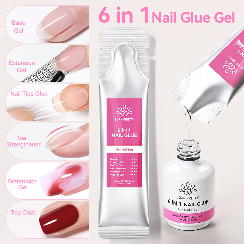 BORN PRETTY 15g 6 IN 1 Extensi - огляд і ціна Gel Refill Pack