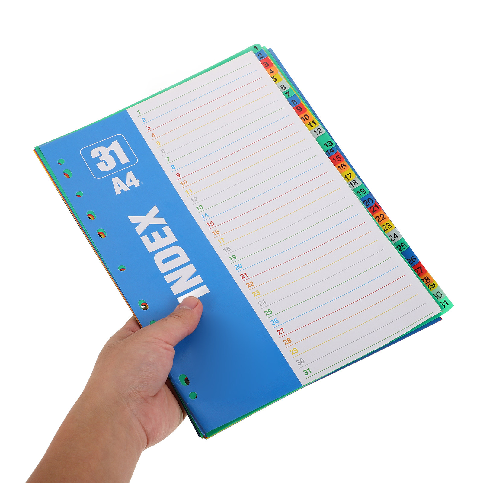 1Set A4 11-Hole PP Index Divid - огляд і ціна Tab Divider A4