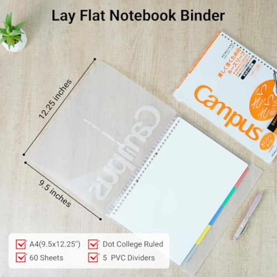 5 Subject Spiral Notebook, Cam - огляд і ціна Tab Divider A4