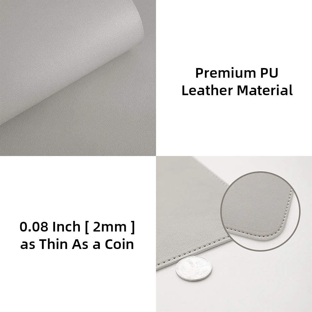 1 Pcs Large Size 60*30mm Offic - огляд і ціна Leather Desk Pad