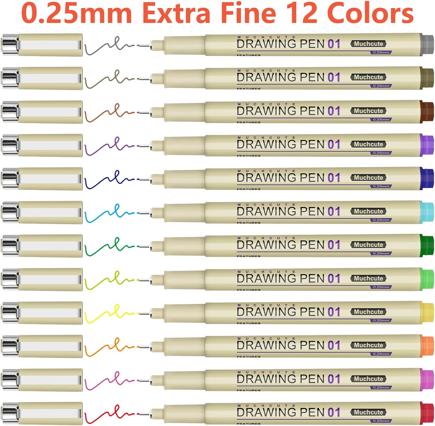 20 Micro Fineliner Pens Set: 1 - огляд і ціна Archive Box Set