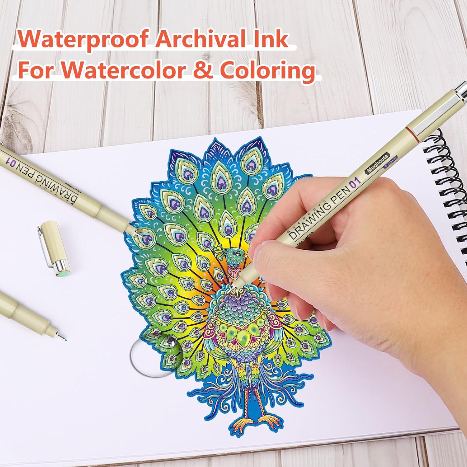 20 Micro Fineliner Pens Set: 1 - огляд і ціна Archive Box Set