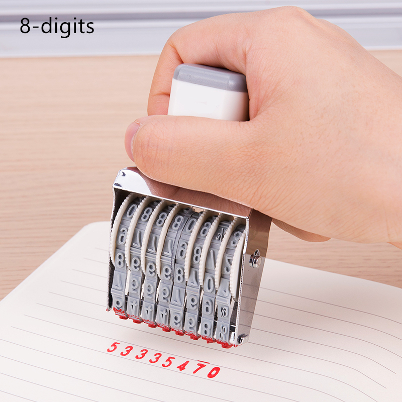 Portable 8/10 Digits Number St - огляд і ціна Rubber Date Stamp