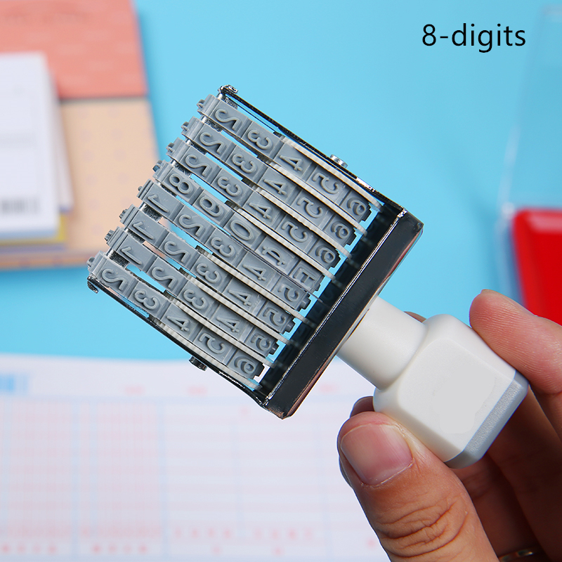 Portable 8/10 Digits Number St - огляд і ціна Rubber Date Stamp