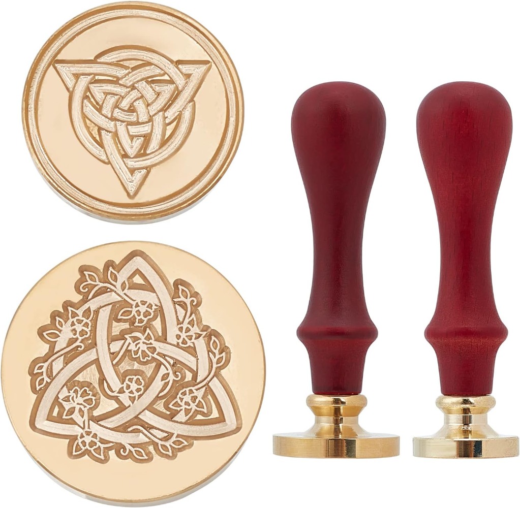 2 Set Celtic Knot Wax Seal Sta - огляд і ціна Wax Seal Stamp Set