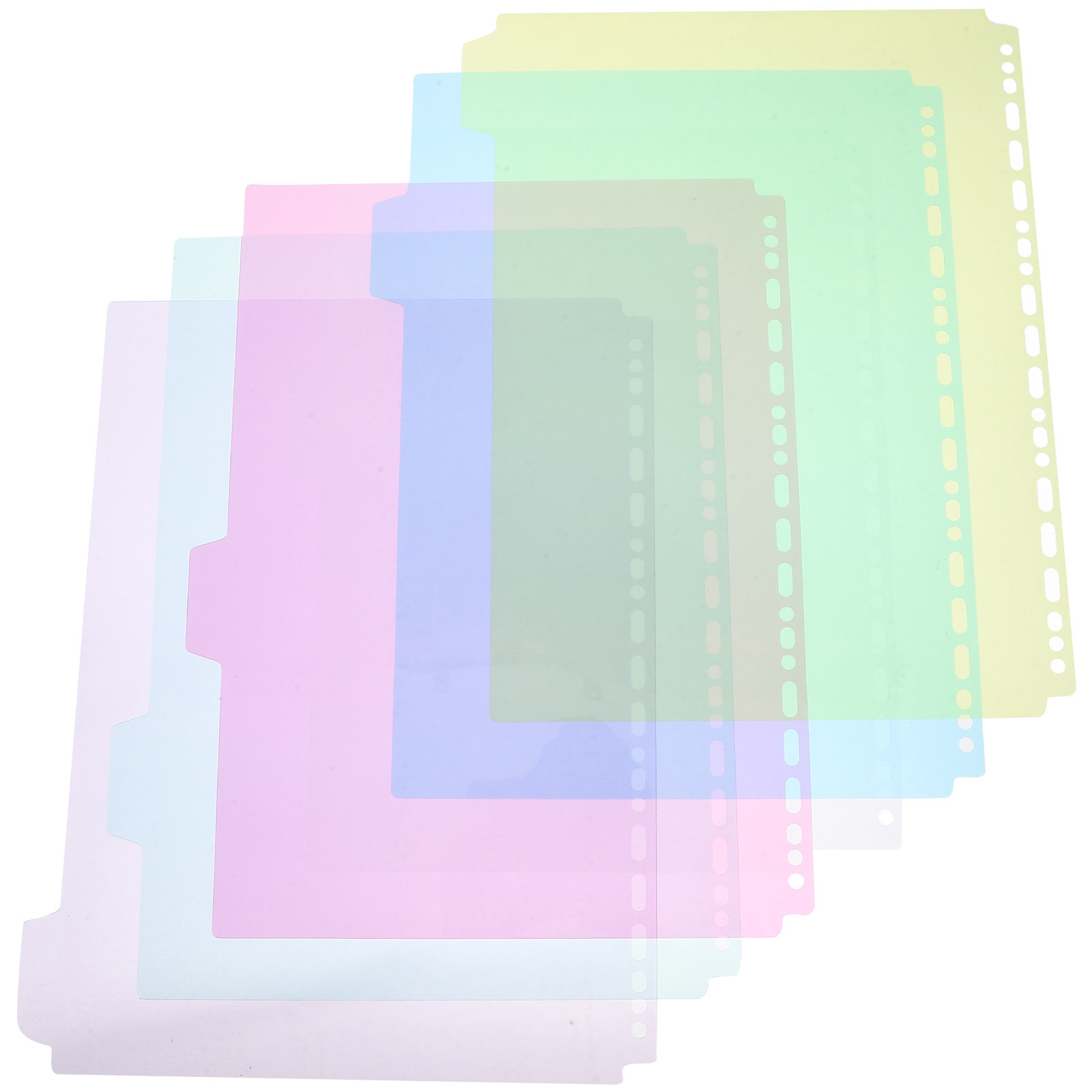 6Pcs Sturdy PP Tabbed Binder D - огляд і ціна Tab Divider A4