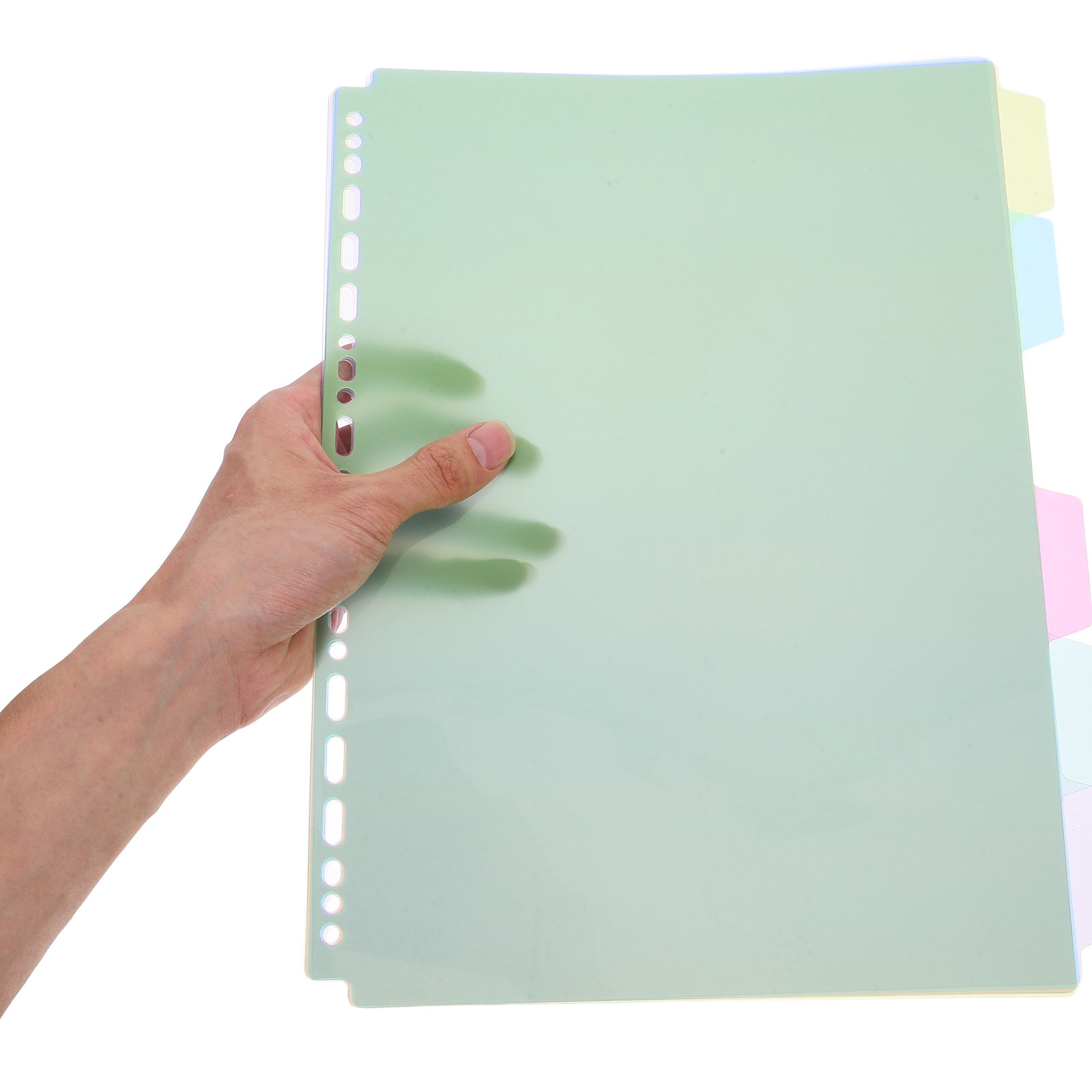 6Pcs Sturdy PP Tabbed Binder D - огляд і ціна Tab Divider A4