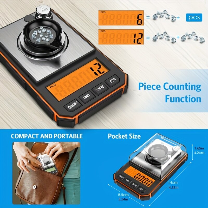 1pc 0.001g Professional Jewelr - огляд і ціна Tape Dispenser Weighted