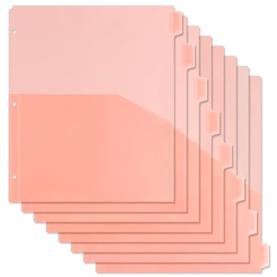 Binder Dividers with Pockets 8 - огляд і ціна Tab Divider A4