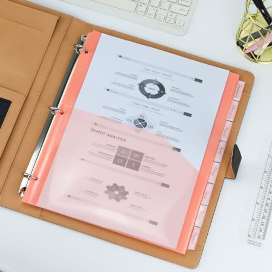 Binder Dividers with Pockets 8 - огляд і ціна Tab Divider A4