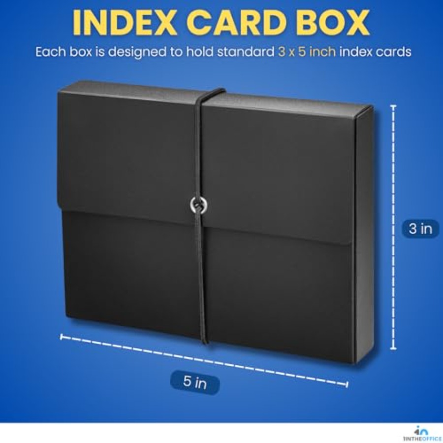 Index Card Box 3x5, Index Card - огляд і ціна Card Index Box
