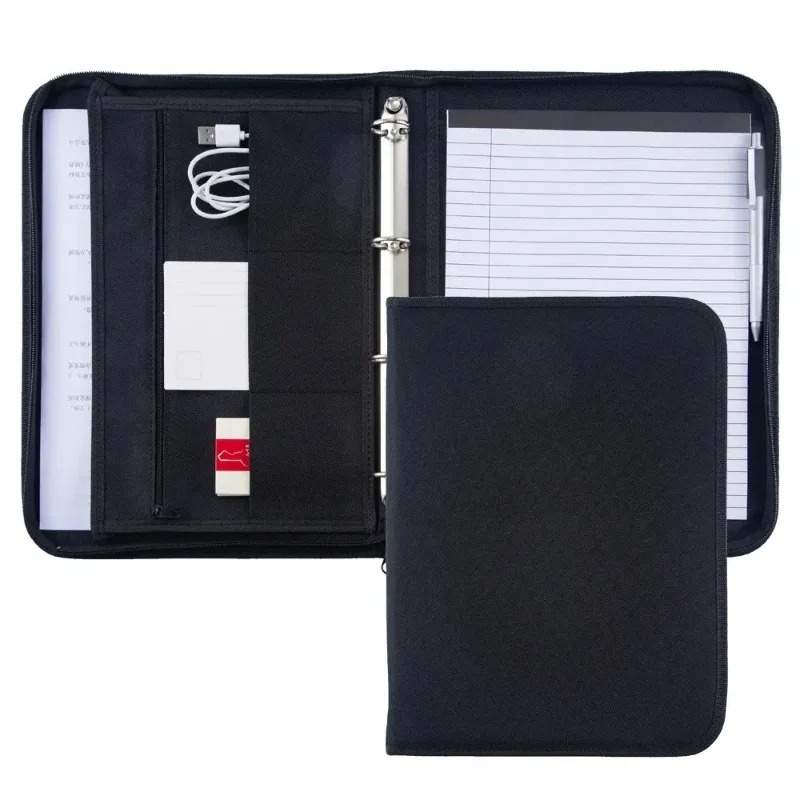 Large Black Business Portfolio - огляд і ціна Binder A4 Lever