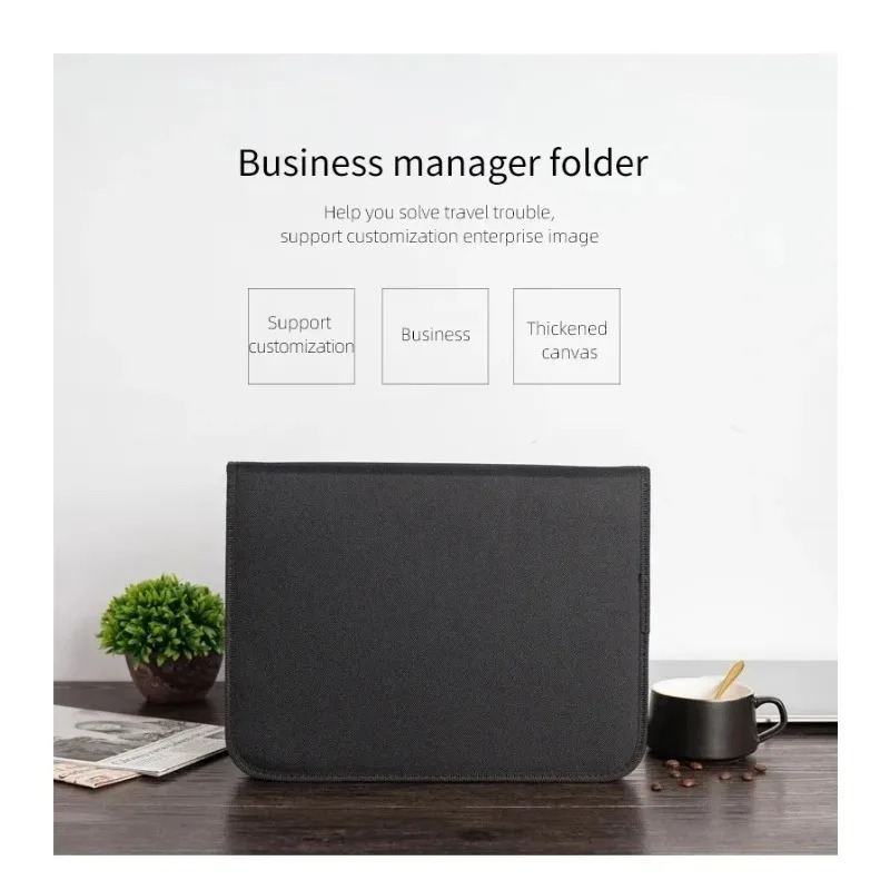 Large Black Business Portfolio - огляд і ціна Binder A4 Lever