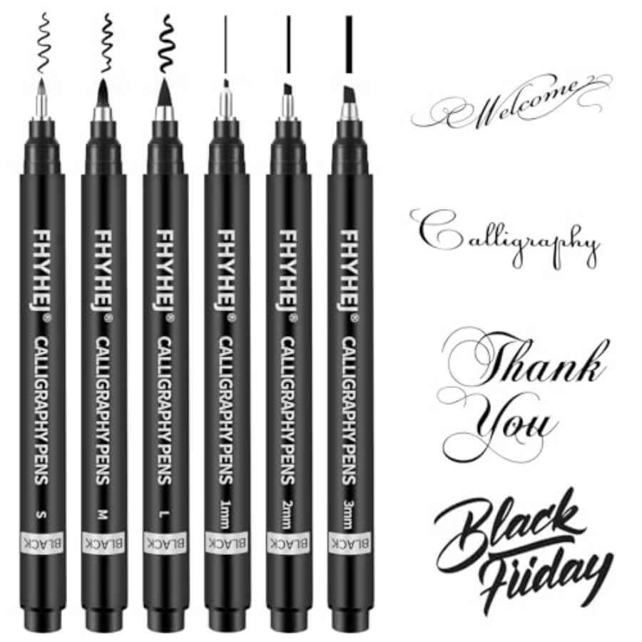 Calligraphy Pen, 6 Size Callig - огляд і ціна Archive Box Set