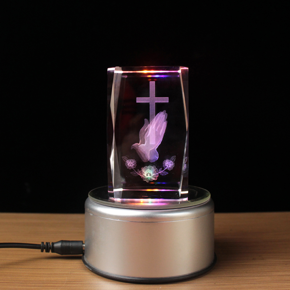 3D Laser Crystal Religious Cub - огляд і ціна Paper Weight Crystal