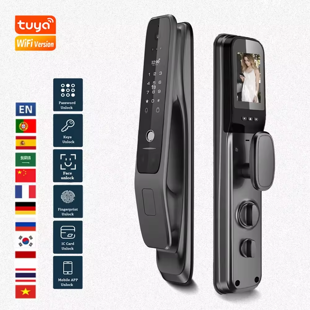 Tuya Wifi Smart Door Lock with - огляд і ціна Letter Opener Brass