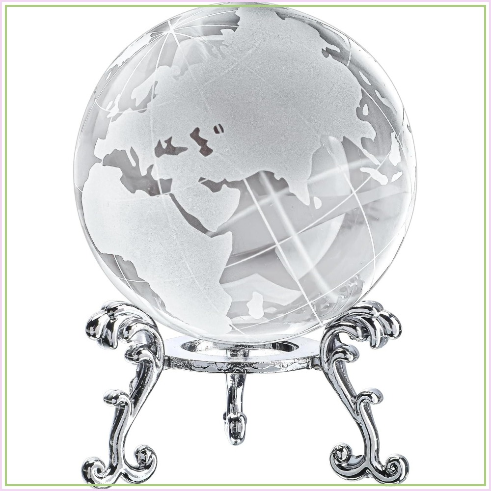 60mm Crystal Earth Globe Paper - огляд і ціна Paper Weight Crystal