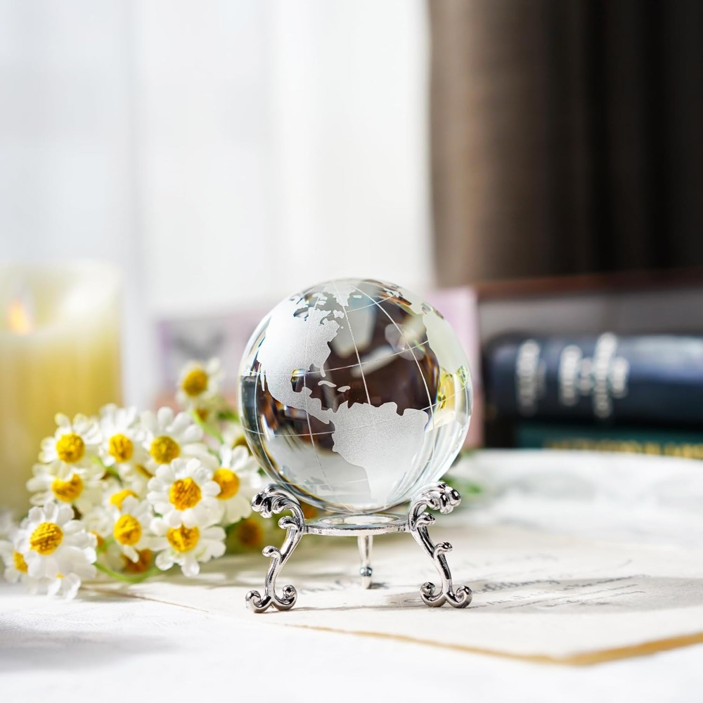 60mm Crystal Earth Globe Paper - огляд і ціна Paper Weight Crystal