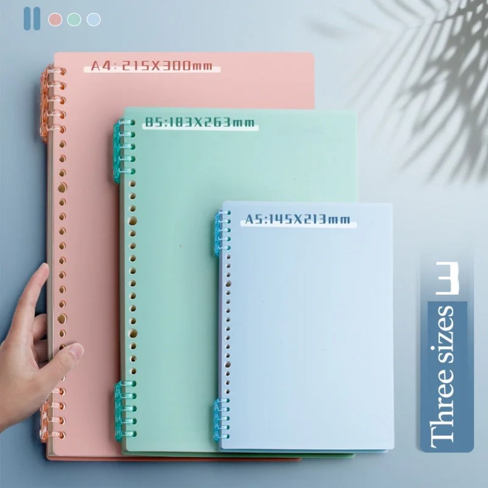 4Pcs PP Loose-leaf Book Cover  - огляд і ціна Binder A4 Lever