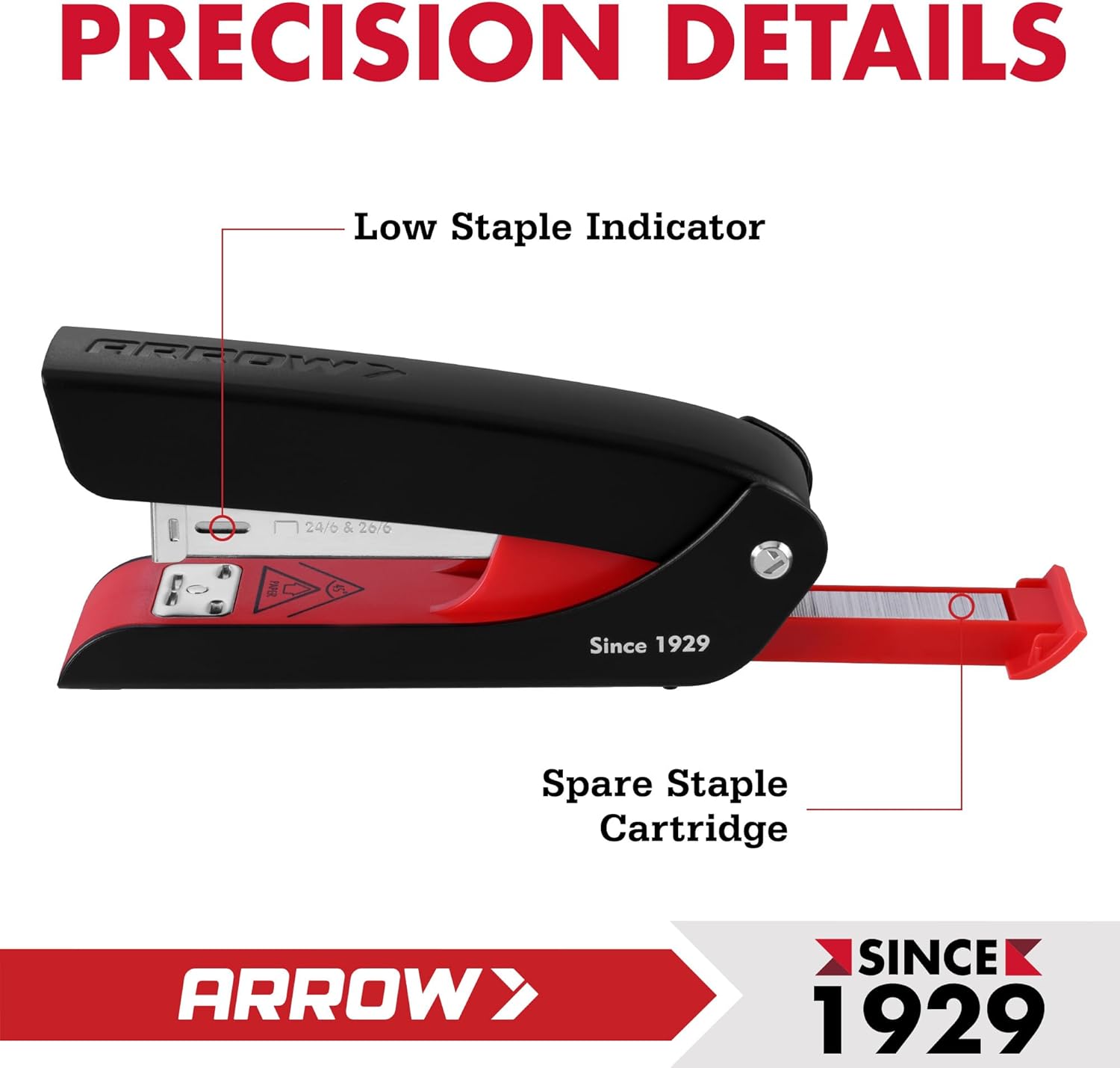 Arrow Office Stapler Set, 25 S - огляд і ціна Stapler Half Strip