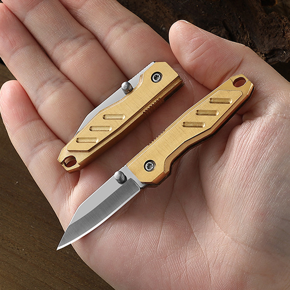 Brass Mini Folding Utility Kni - огляд і ціна Letter Opener Brass