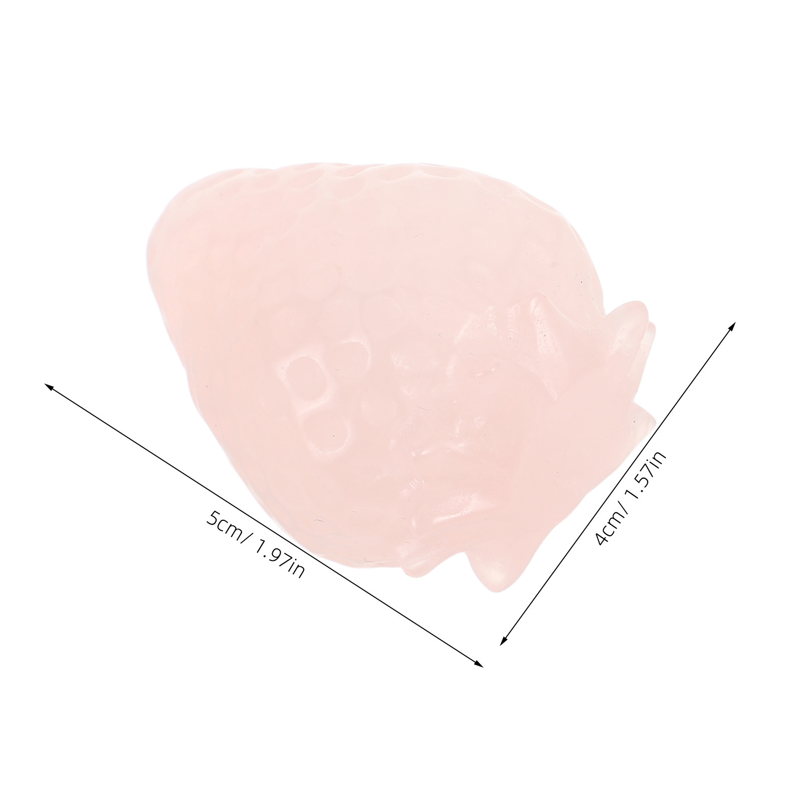 Rose Quartz Strawberry Crystal - огляд і ціна Paper Weight Crystal