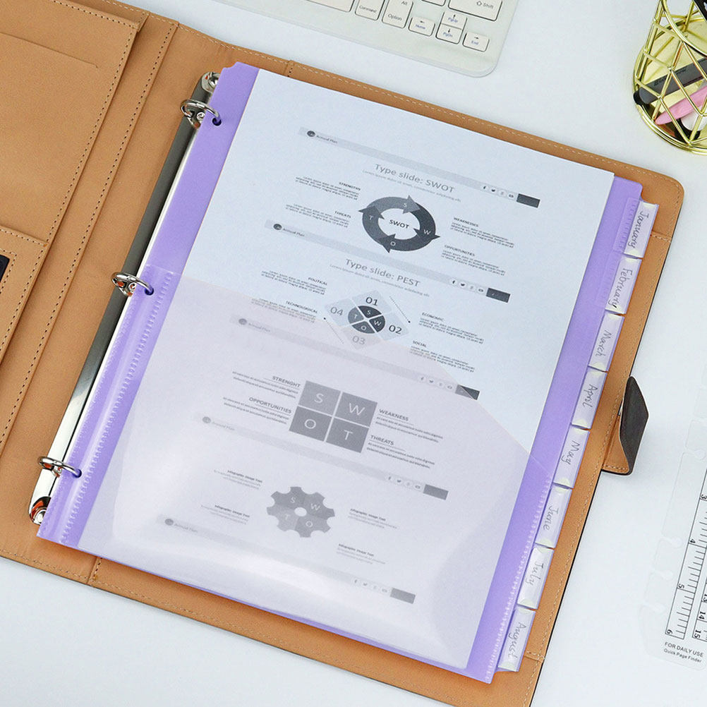 2Sets A4 Binder Dividers Plast - огляд і ціна Tab Divider A4