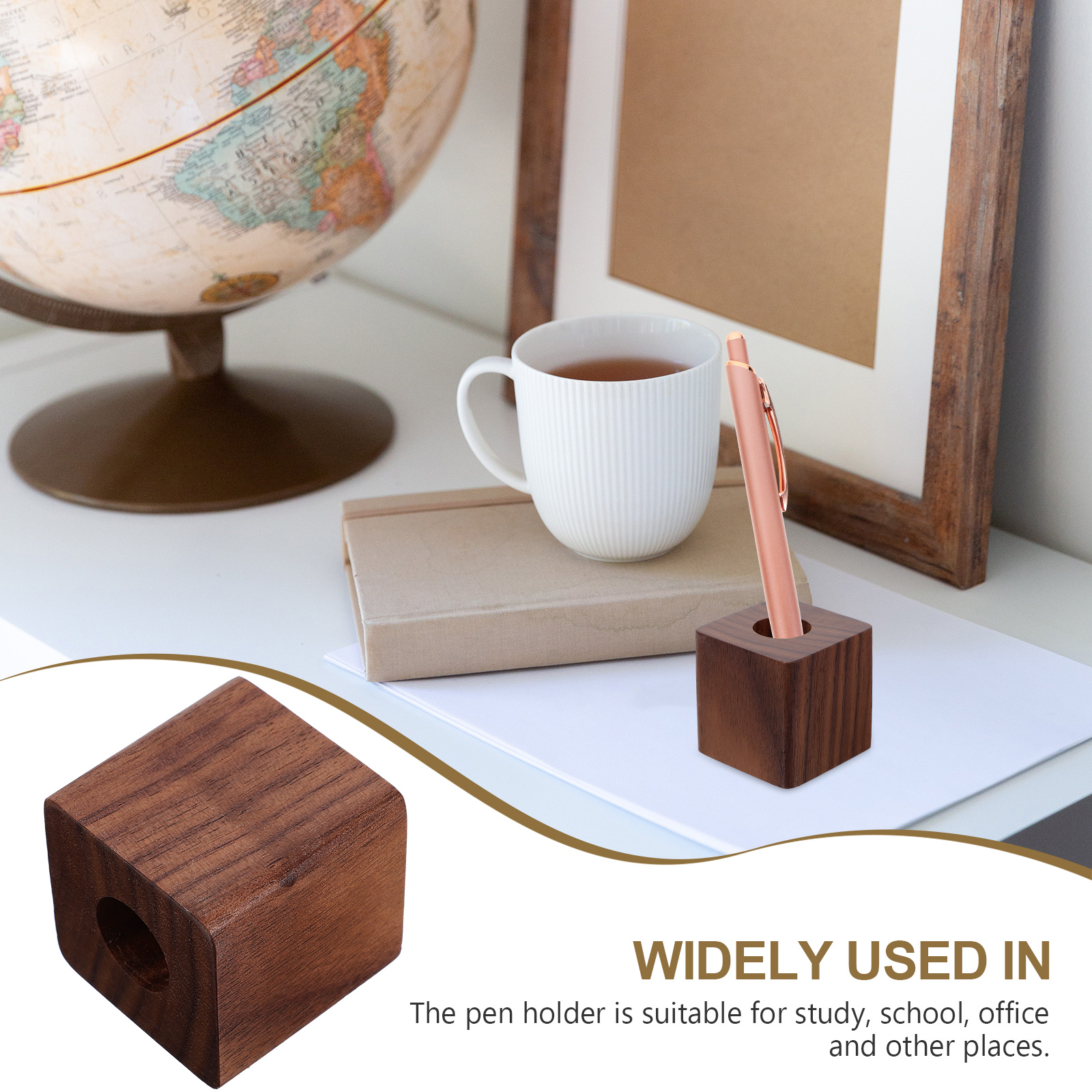 Walnut Pen Stand Single Holder - огляд і ціна Pen Rest Single