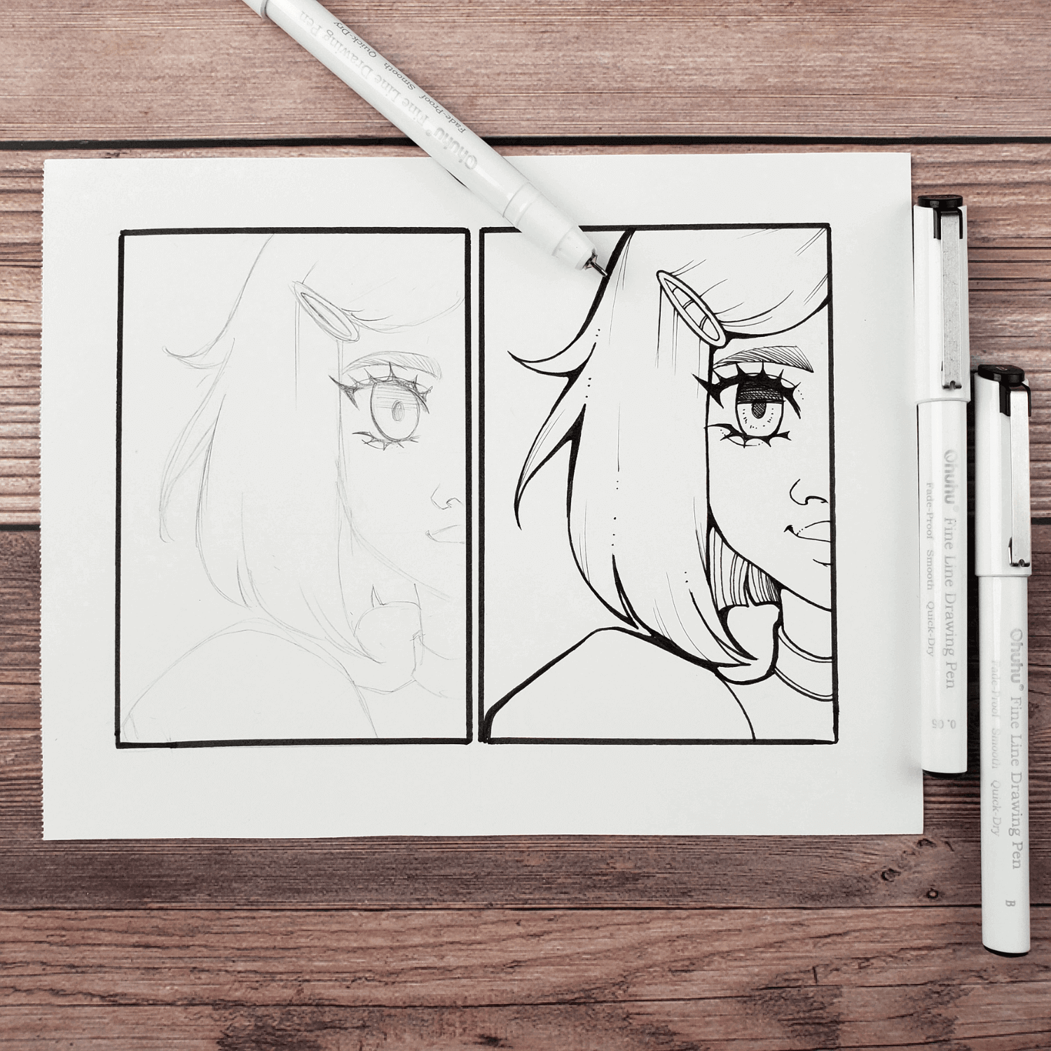 Ohuhu Micro Pen Fineliner Draw - огляд і ціна Correction Pen Fine