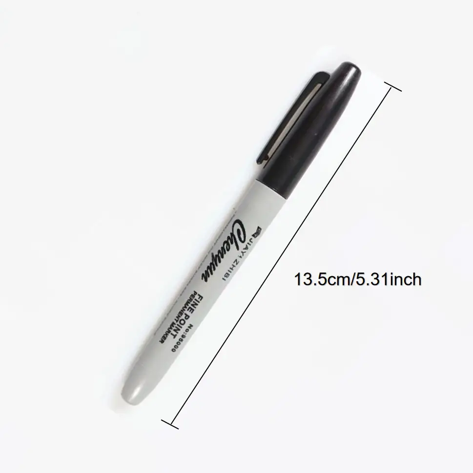 12pcs Black Permanent Marker P - огляд і ціна Correction Pen Fine