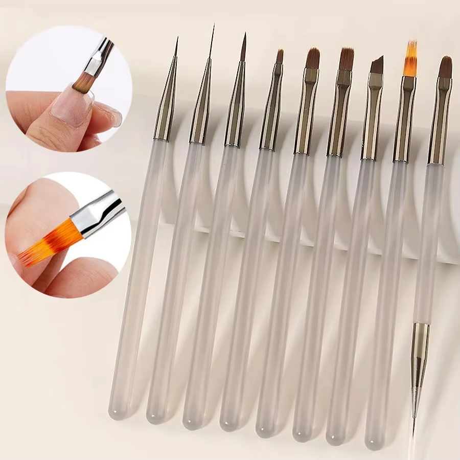 LINMANDA 9 Pack Gray Nail Art  - огляд і ціна Gel Refill Pack
