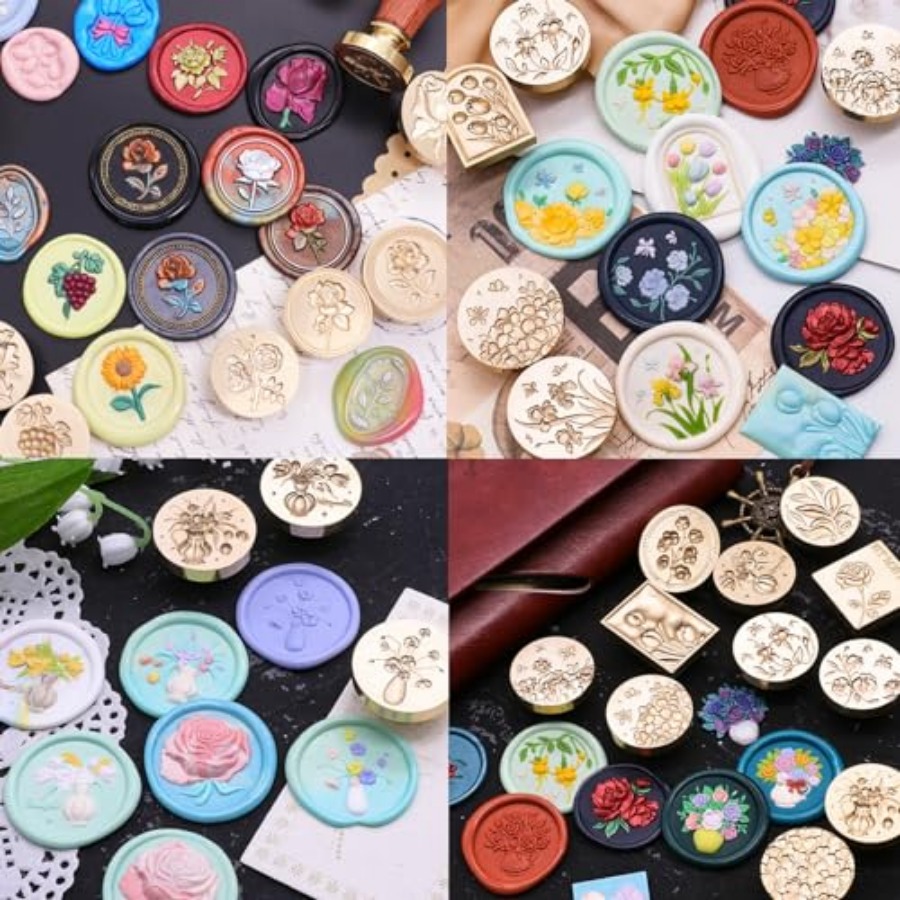 600Pcs Wax Seal Beads, Sealing - огляд і ціна Wax Seal Stamp Set